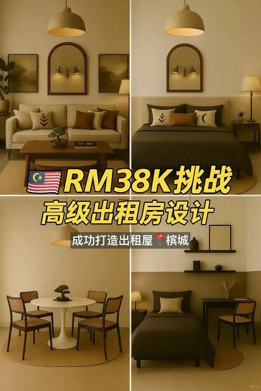 MyReno rental-ready furnishing work relevant to Gurney Paragon Residences, Gurney Drive