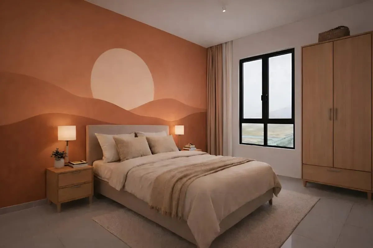 Woodday Calm · Japandi Style Master Bedroom — MyReno Penang rental theme