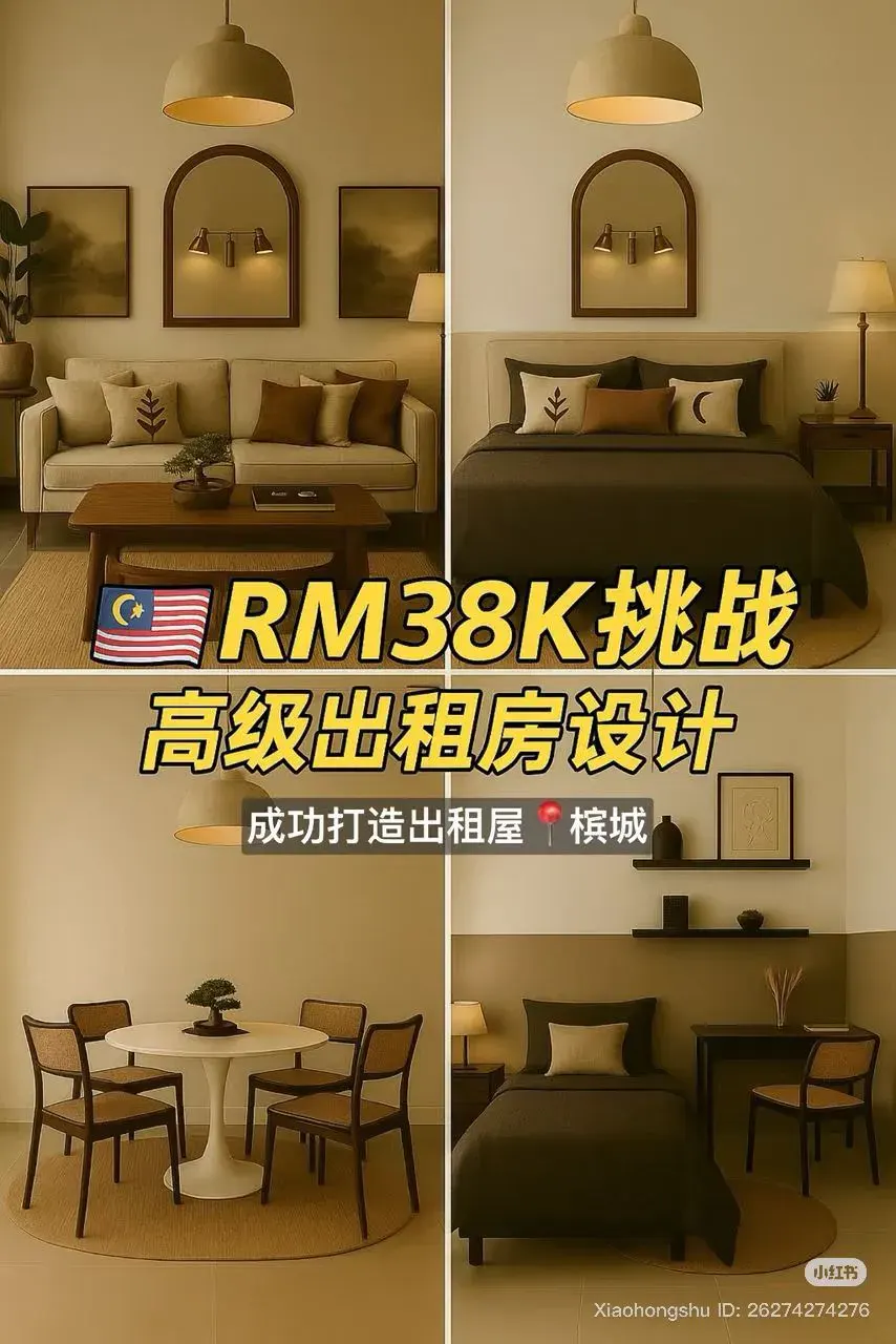 MyReno rental-ready furnishing work relevant to The Tamarind, George Town